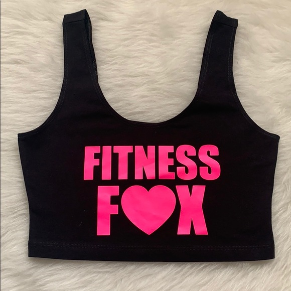LAST CALL Fitness Fox Crop Top - Picture 4 of 10